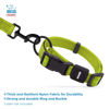 Picture of Best Pet Supplies Reflective Dog Collar with Adjustable Length, Heavy-Duty Buckle, and Strong Leash D-Ring, Training, Walking, Jogging Accessory for Small, Medium, and Large Breeds - Lime Green, M