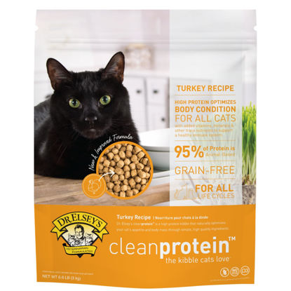 Picture of Dr. Elsey's Clean Protein Turkey Dry Cat Food - Cat Kibble Dry Food for All Cats -Protein-Rich Healthy Cat Food w/Natural Ingredients, No Fillers & Grains Cat Dry Food (6.6lb Pack of 1)