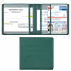 Picture of Cacturism Car Registration and Insurance Holder, Vehicle Glove Box Car Organizer Men Women Wallet Accessories Case for Cards, Essential Document, Driver License, Dark Green