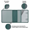 Picture of Cacturism Car Registration and Insurance Holder, Vehicle Glove Box Car Organizer Men Women Wallet Accessories Case for Cards, Essential Document, Driver License, Dark Green