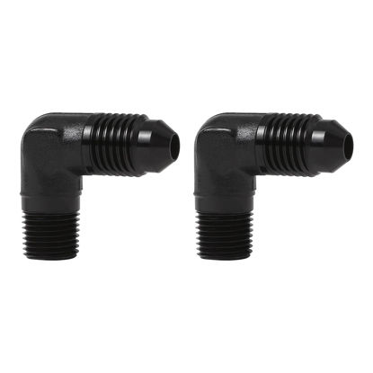Picture of EVIL ENERGY 4AN to 1/8" NPT Male 90 Degree Fitting Adapter Aluminum 2PCS