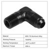 Picture of EVIL ENERGY 6AN to 1/4" NPT Male 90 Degree Fitting Adapter Aluminum 2PCS