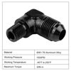 Picture of EVIL ENERGY 8AN to 1/4" NPT Male 90 Degree Fitting Adapter Aluminum 2PCS
