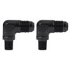 Picture of EVIL ENERGY 6AN to 1/8" NPT Male 90 Degree Fitting Adapter Aluminum 2PCS