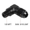 Picture of EVIL ENERGY 6AN to 1/8" NPT Male 90 Degree Fitting Adapter Aluminum 2PCS