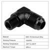 Picture of EVIL ENERGY 10AN to 3/8" NPT Male 90 Degree Fitting Adapter Aluminum 2PCS
