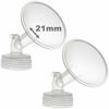 Picture of Nenesupply 21mm 2 pc Flanges Compatible with Spectra S2 Spectra S1 9 Plus Breastpumps Replacement to Spectra Pump Parts and Spectra Flange. Compatible with Spectra S2 Parts and Spectra 21mm