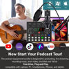 Picture of Podcast Equipment Bundle, BM800 Podcast Microphone Bundle with V8s Voice Changer, Condenser Microphone Recording Studio Package for Podcasting Live Streaming Singing PC Mobile TikTok YouTube