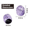 Picture of JUSTTOP 4 Pack Handmade Crystal Rhinestone Car Tire Valve Stem Caps, Car Wheel Tire Valve, Attractive Dustproof Bling Car Accessories, Universal for Cars, Trucks and Motorcycles-Purple
