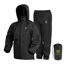Picture of TIDEWE Rain Suit, Waterproof Breathable Lightweight Rainwear (Black Size S)