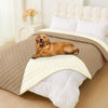 Picture of Smiry Waterproof Dog Blanket, Soft Dog Bed Cover Pet Blanket, Reversible Couch Cover for Dogs Washable, Pet Couch Covers for Sofa Furniture Protector for Puppy Cat (82x82 Inch, Camel/Beige)