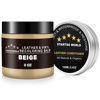 Picture of STARTSO WORLD 200Ml Leather Recoloring Balm with 100ML Leather Conditioner, Beige Leather Repair Kit for Furniture, Leather Dye, Leather Scratch Repair, Leather Couch Paint