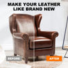 Picture of STARTSO WORLD 200Ml Leather Recoloring Balm with 100ML Leather Conditioner, Beige Leather Repair Kit for Furniture, Leather Dye, Leather Scratch Repair, Leather Couch Paint