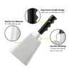 Picture of Steel Cowbell with Handle 8 Inch Cow Bells Noise Makers, 2 Pack Large Cowbells for Sporting Events, Hand Percussion Cowbells Cheering Bell for Football Game Party Concert Graduation School (White)