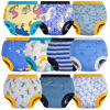 Picture of BIG ELEPHANT Baby Boys' 10 Pack Toddler Potty Training Pants 100% Cotton Underpants, 7-8Y