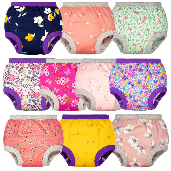 Picture of BIG ELEPHANT Potty Training Underwear, 100% Cotton Absorbent Unisex Toddler Pee Pants for Boys & Girls, 5-6Y