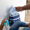 Picture of Bumkins Waterproof Wet Dry Clutch Bag for Baby, Travel, Swim Suit, Cloth Diapers, Pump Parts, Pool, Gym Clothes, Toiletry, Hook to Stroller, Pack for Daycare, Zip Bag, Packing Pouch, Evil Eye