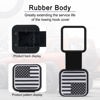 Picture of SINGARO 2 Inch Universal Flag Tow Hitch Covers, Trailer Hitch Cover Tube Plug Insert, Car Exterior Accessories, Receiver Tube Hitch Plug（American Flag-B）