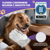 Picture of HICC PET Cleaning Deodorizing Bathing Wipes for Dogs & Cats, Hypoallergenic Dog Cleaning Glove Wipes with Coconut Oil Nourishing Grooming Fur, Cat Cleaning Wipes for Daily Care and Traveling
