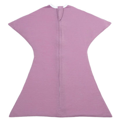 Picture of SleepingBaby Zipadee-Zip Transitional Swaddle Sack, 4-8 Month - Roomy Zipper Swaddle for Easy Diaper Changes and Proper Hip Development - Baby Swaddle Sack, Small - Classic Lavender