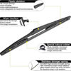 Picture of AUTOBOO 26"+22" Windshield Wipers with 16" Rear Wiper Blade Sets Replacement for 2010 2011 2012 2013 2014 2015 Lexus RX350 RX450h-Original Factory Quality (Pack of 3)