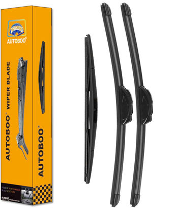 Picture of AUTOBOO 24"+18" Windshield Wipers with 14" Rear Wiper Blade Replacement for Subaru Forester 2009 2010 2011 2012 2013, 2005-2009 Outback Legacy-Original Factory Quality (Pack of 3)