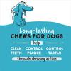 Picture of Ultra Chewy Bacon and Cheese Double Treat Bones: Long-Lasting Dog Treats Made in USA for Large and Small Breeds, Highly Digestible, Ideal for Aggressive Chewers (12 Count)