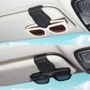 Picture of Sunglasses Holder for Car Sun Visor, Magnetic Leather Glasses Eyeglass Hanger Clip, Vehicle Visor Accessories Glasses Protective Eyeglasses Mount with Hidden Magnetic Closure, 1 Pack Beige Upgrade