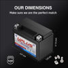 Picture of Motorcycle Battery YTX9-BS, UPLUS EB9-4 ATV Scooter Battery Maintenance Free - Sealed AGM Powersport Batteries