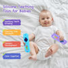 Picture of Hooku 2 Pack Remote Teether for Baby, Silicone Teethers for Babies 6-12 Months, Baby Teething Toys for Babies 0-6 Months, Sensory Toys for Babies, Toddler Infant Newborn Toys Baby Gifts for Boys Girls