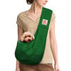 Picture of Tomkas Small Dog Sling Carrier - Classic Pocket & Classic Strap & Classic Pocket - for 3-10 lbs Pets(Emerald Green)