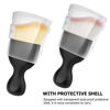 Picture of Blilo Car Interior Detailing Brush, Auto Soft Hair Cleaning Brushes, Curved Dirt Dust Collectors, Removal Tool for Dashboard Air Conditioner Vents Leather, Scratch Free (White/Red/1PCS)