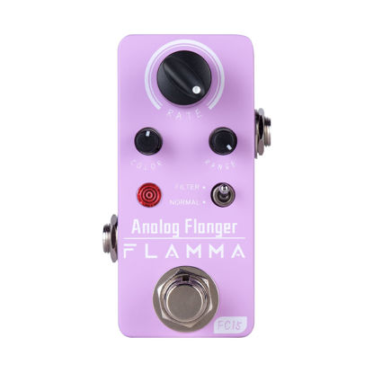 Picture of FLAMMA Flanger Pedal FC15 Analog Guitar Effects Pedal True Bypass Mini Portable Durable Metal Shell