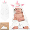 Picture of KeaBabies Baby Hooded Towel - Viscose Derived from Bamboo Baby Towel, Toddler Bath Towel, Infant Towels, Large Hooded Towel, Soft Baby Towels with Hood for Girls, Babies, Newborn Boys (Unicorn)