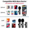 Picture of Professional Wireless Lavalier Lapel Microphone for iPhone, iPad, Cordless Omnidirectional Condenser Recording Mic for Video Recording, Live Streaming, Interview Podcast Vlog YouTube Tiktok(2 Pack)