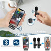 Picture of Professional Wireless Lavalier Lapel Microphone for iPhone, iPad, Cordless Omnidirectional Condenser Recording Mic for Video Recording, Live Streaming, Interview Podcast Vlog YouTube Tiktok(2 Pack)