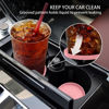 Picture of ME.FAN Car Cup Coaster [4 Pack] Silicone Car Coasters/Cup Mats - 2.75In Universal Non-Slip Recessed Car Interior Accessories - Car Cup Holder Insert Coasters Pink