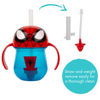 Picture of The First Years Spider-Man Trainer Straw Cup - Toddler Cups with Straw - Kids Water Bottles - 9 Months and Up - 7 Oz