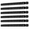 Picture of ALOANES 6 PC ABS Socket Organizer, 3/8 inch, Drive Socket Rail Holders, Heavy Duty Socket Racks, Black Rails with Black Clips