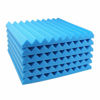 Picture of JBER 12 Pack Acoustic Foam Panels, 1" X 12" X 12" Sound Proof Foam Panels for Walls, High Desnsity Studio Soundproofing Wedges - Fire Resistant & Noise Absorbing for Studio, Office, Home (Blue)