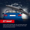 Picture of 12"(12-A) Rear Wiper Blade Replacement for Toyota RAV4 2023-2019 RAV4 2012-2001 Highlander 2019-2001 Chevy Trax 2022-2013 Durango 22-11 Grand Cherokee 13-11 Back Windshield Wiper Blade-H307