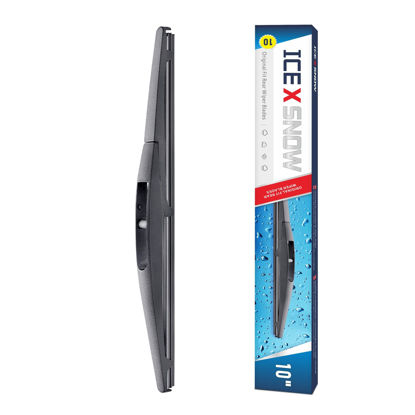 Picture of 10" Rear Wiper Blade Replacement for Honda HR-V 2022-2016,Outlander Sport 2022-2011 Nissan Leaf 2017-2011 Mazda CX-3 21-16,QX80 21-14 Infiniti QX56/QX80 Back Windshield Wiper Blade(10B/H250)