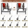 Picture of Bikoney Record Player Stand with Guitar Holder, Guitar Rack for Acoustic, Electric Guitar, Bass, Guitar Stand Multiple Guitars, Vinyl Record Stand, Guitar Stands Floor for Studio