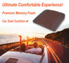 Picture of Lofty Aim Car Seat Cushion, Comfort Memory Foam Car Cushions for Driving - Sciatica & Lower Back Pain Relief, Seat Cushion for Car Seat Driver, Office Chair, Wheelchair (Brown)