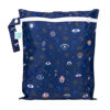 Picture of Bumkins Waterproof Wet Bag for Baby, Travel, Swim Suit, Cloth Diapers, Pump Parts, Pool, Gym Clothes, Toiletry, Hook to Stroller, Pack for Daycare, Zipper Reusable Bag, Wetdry Packing Pouch, Evil Eye