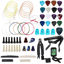 Picture of 66PCS Guitar Accessories Kit, Acoustic Guitar Changing Tool, Including Acoustic Strings, Guitar Picks, Capo, String Winder&Cutter, Tuner, Guitar Bones,for Guitar Players and Guitar Beginners