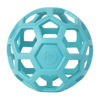 Picture of JW Pet HOL-ee Roller™, Dog Toy Puzzle Ball, Natural Rubber, Large (5.5” Inch Diameter), Blue