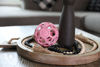 Picture of JW Pet HOL-ee Roller™, Dog Toy Puzzle Ball, Natural Rubber, Medium (4.5” Inch Diameter), Pink