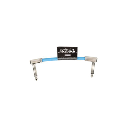 Picture of Ernie Ball Flex Patch Cable 3in - Blue - Single