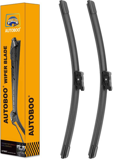 Picture of OEM Windshield Wiper Blade Replacement for Audi A6 A7 S6 S7 RS7 2012-2018 Original Equipment All-Season Wiper Blade Set 26+21 (Set of 2)